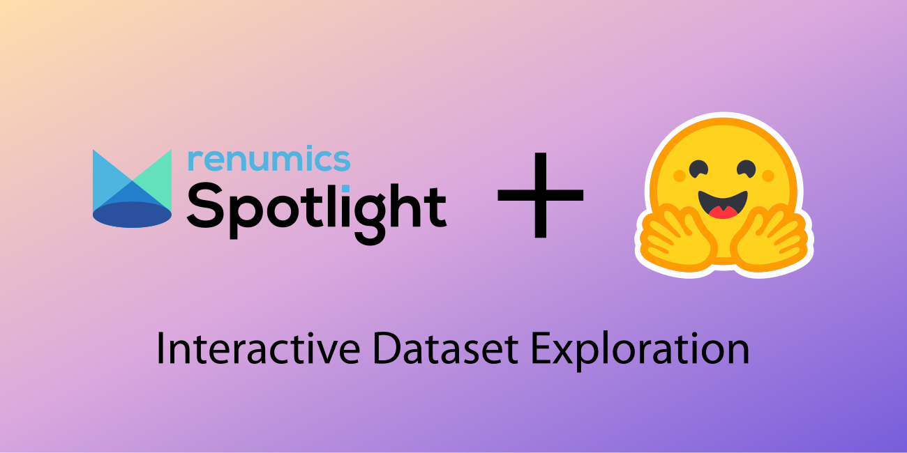 Interactively explore your Huggingface dataset with one line of code